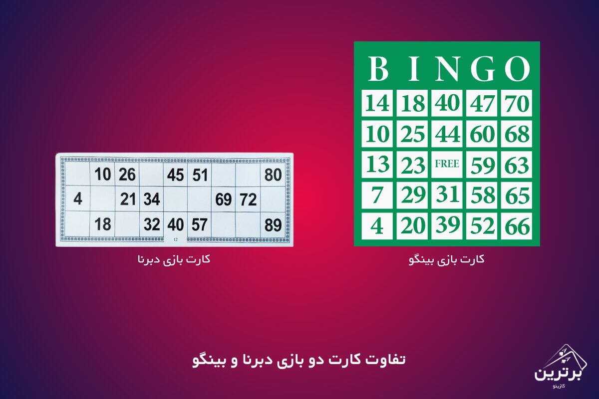 تفاوت بازی بینگو با بازی‌های مشابه مثل دبرنا