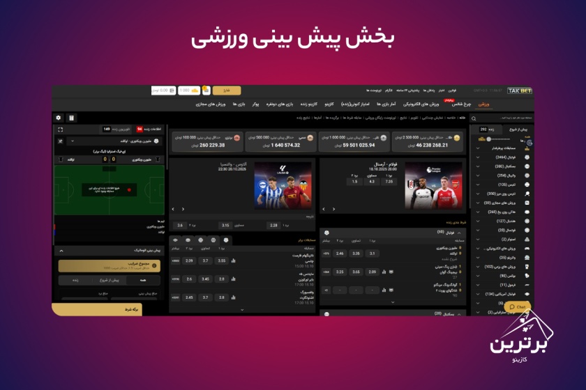 پیش بینی ورزشی در سایت تک بت